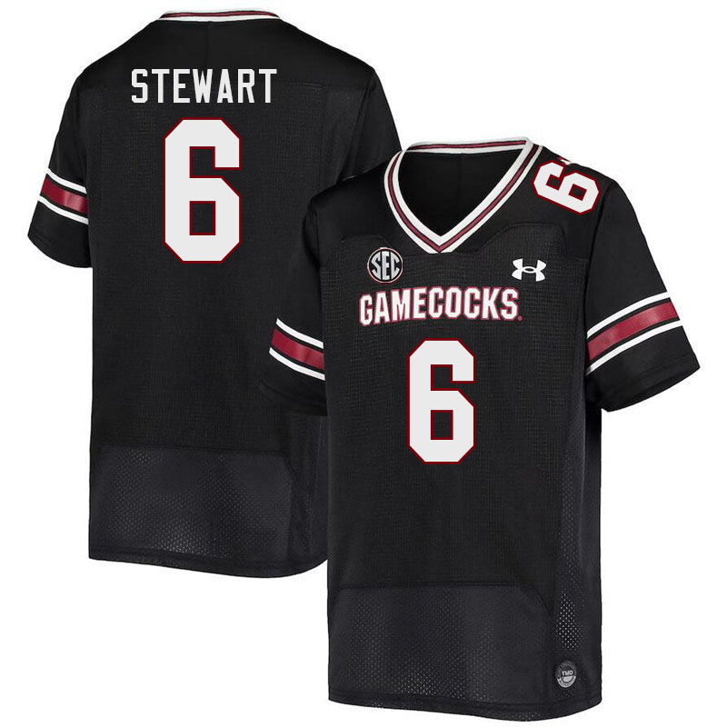 Men #6 Dylan Stewart South Carolina Gamecocks College Football Jerseys Stitched-Black